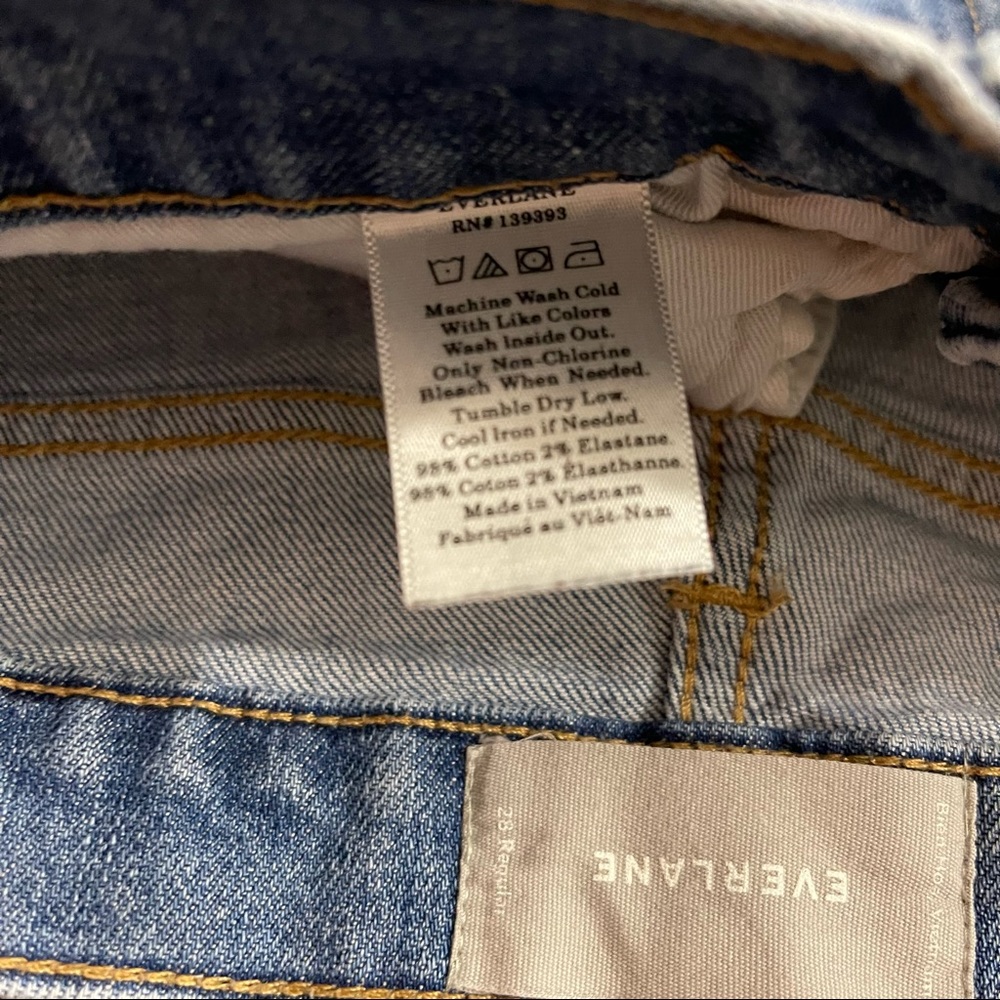Everlane High Waist Jean Shorts Womens Sz 28 - Picture 3 of 6